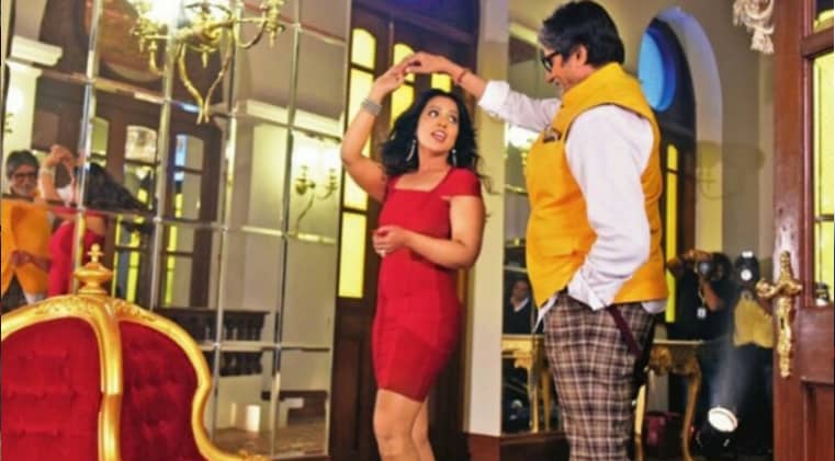 Amruta Fadnavis dances with Amitabh Bachchan in a music video